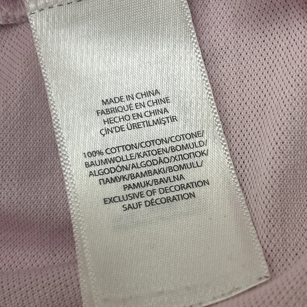 Ralph Lauren Polo Shirt Men's 2XB Pink Knit Oxford Cotton S/S White Pony